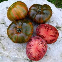 Load image into Gallery viewer, 20 Organic Chocolate Stripes Heirloom Tomato Vegetable Seeds