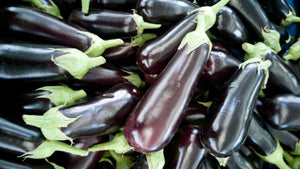 25 Organic "Black Beauty" Eggplant Vegetable Seeds